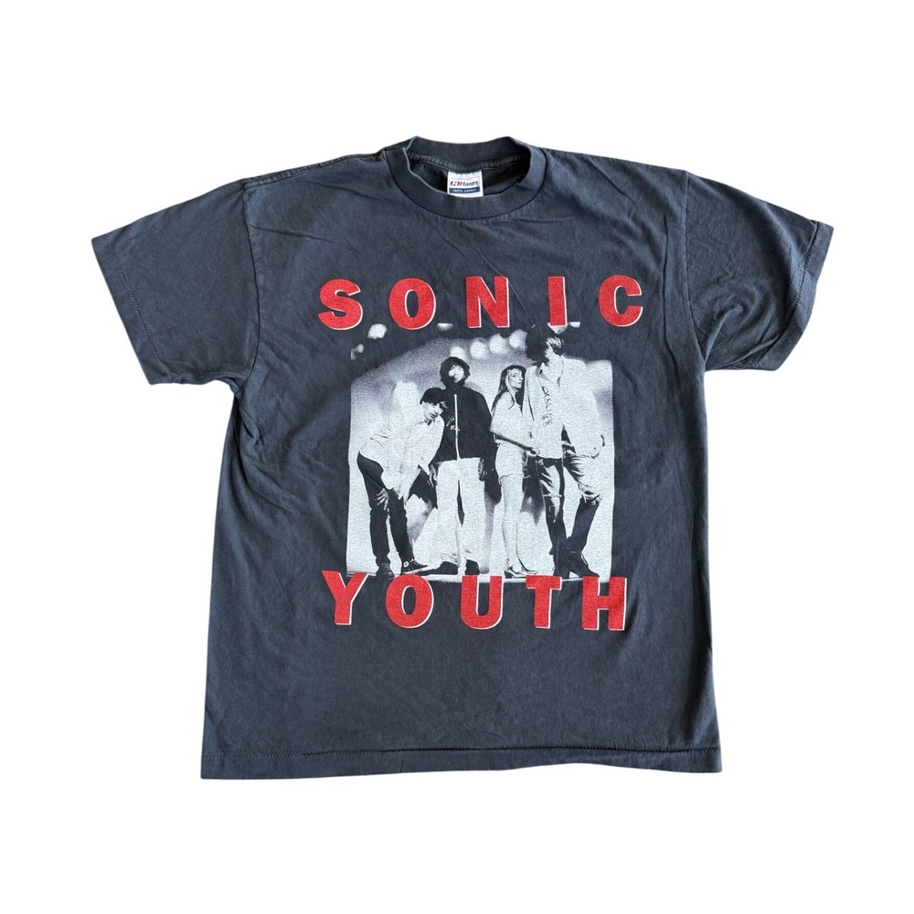 Vintage Sonic Youth Washing Machine Tour T-Shirt 90's Rock Size Large REPRINT